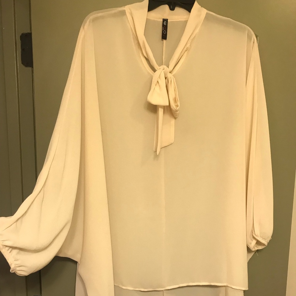 Cream blouse